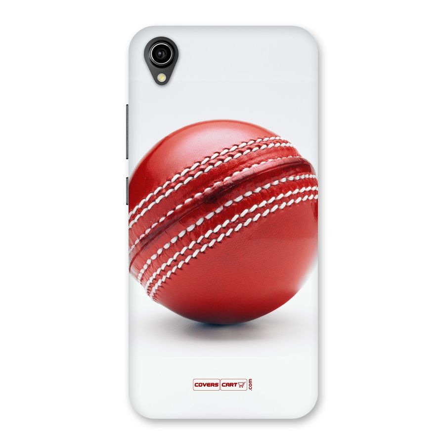 Red International Cricket Ball Back Case for Vivo Y90
