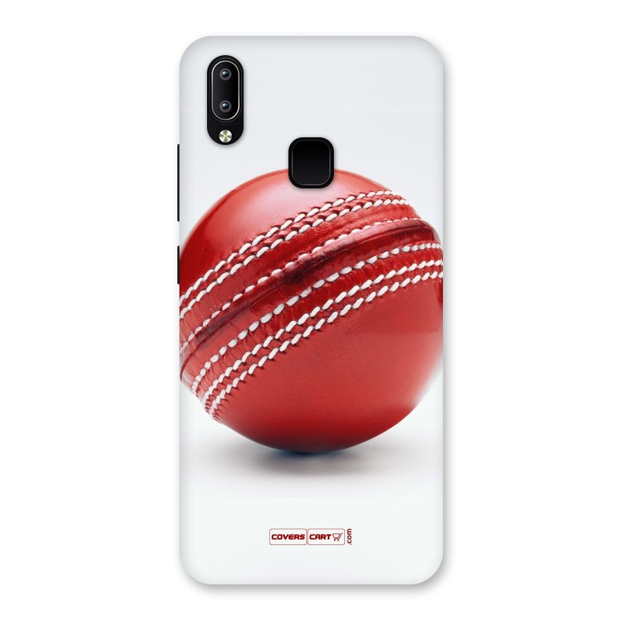 Red International Cricket Ball Back Case for Vivo Y93