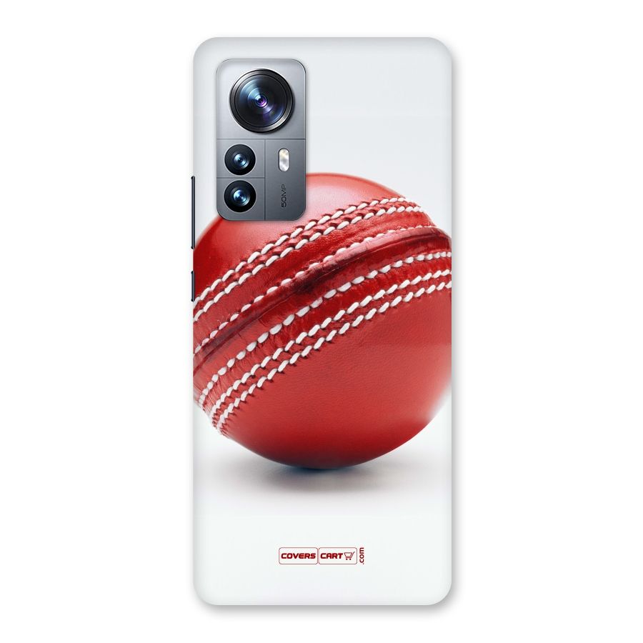 Red International Cricket Ball Back Case for Xiaomi 12 Pro