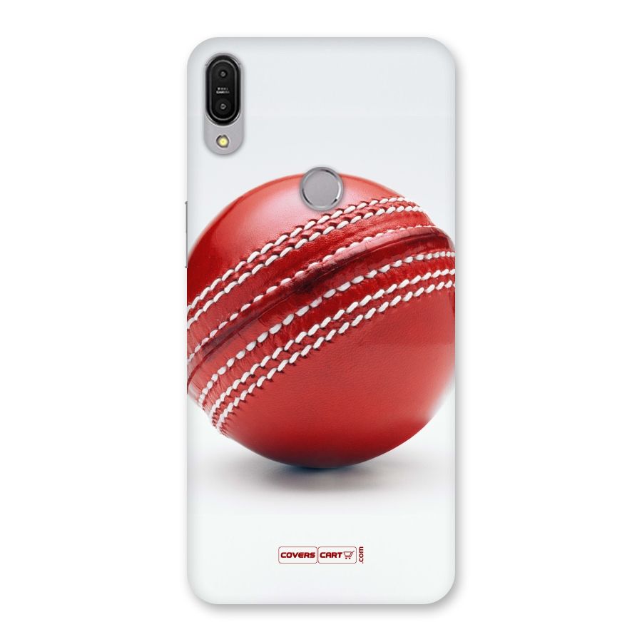 Red International Cricket Ball Back Case for Zenfone Max Pro M1
