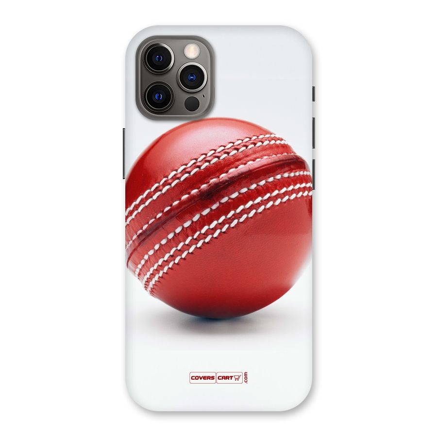 Red International Cricket Ball Back Case for iPhone 12 Pro