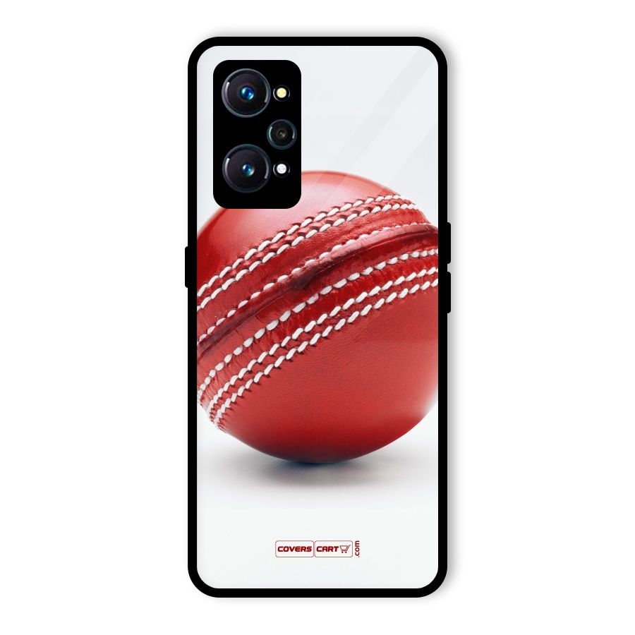 Red International Cricket Ball Glass Back Case for Realme GT Neo2