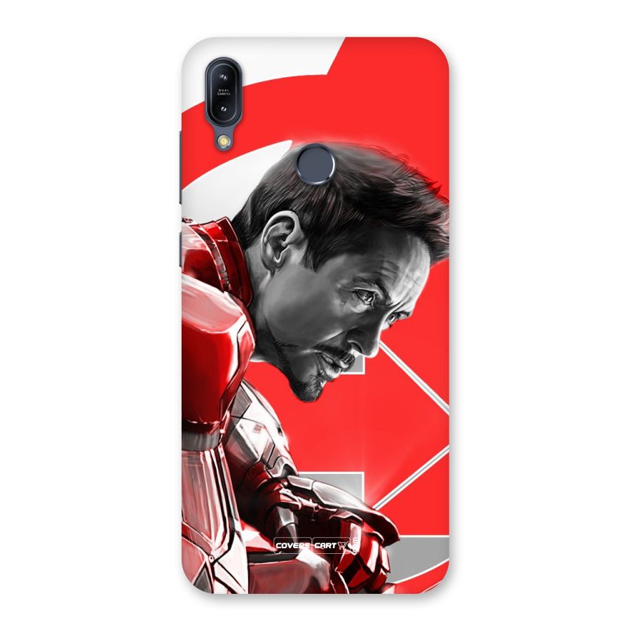Red Iron Man Back Case for Zenfone Max M2