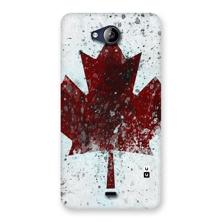 Red Maple Snow Back Case for Canvas Play Q355