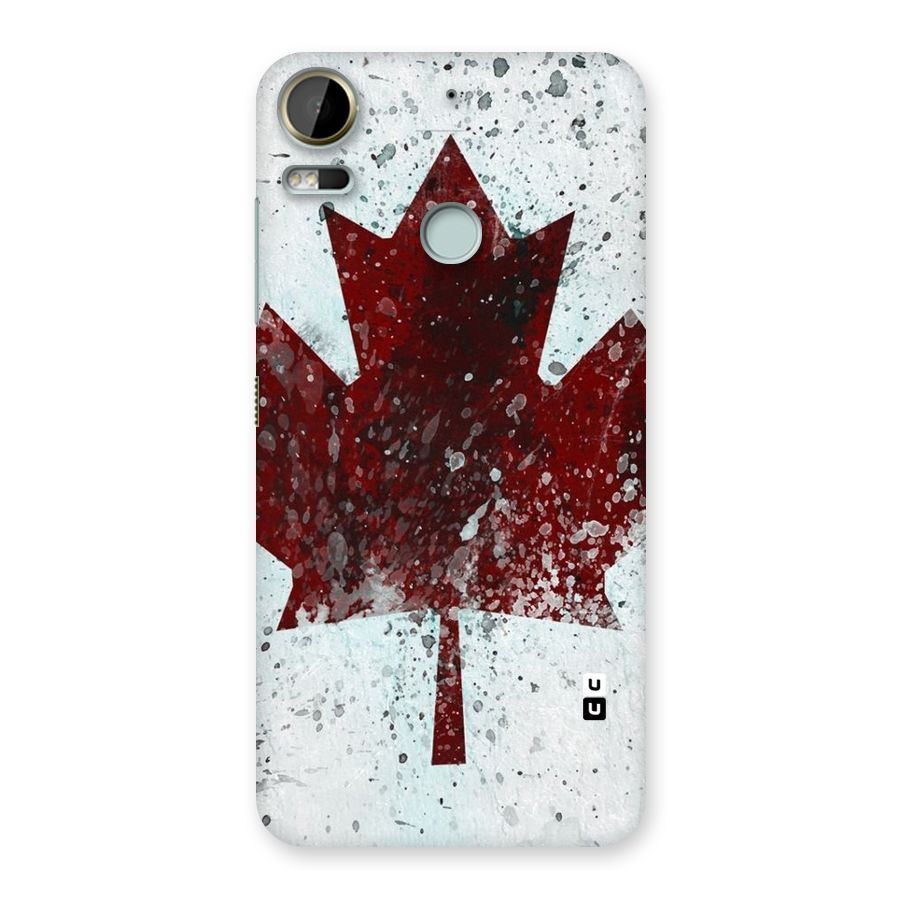 Red Maple Snow Back Case for Desire 10 Pro