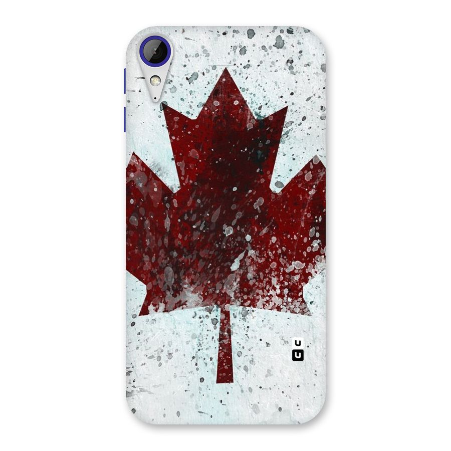 Red Maple Snow Back Case for Desire 830