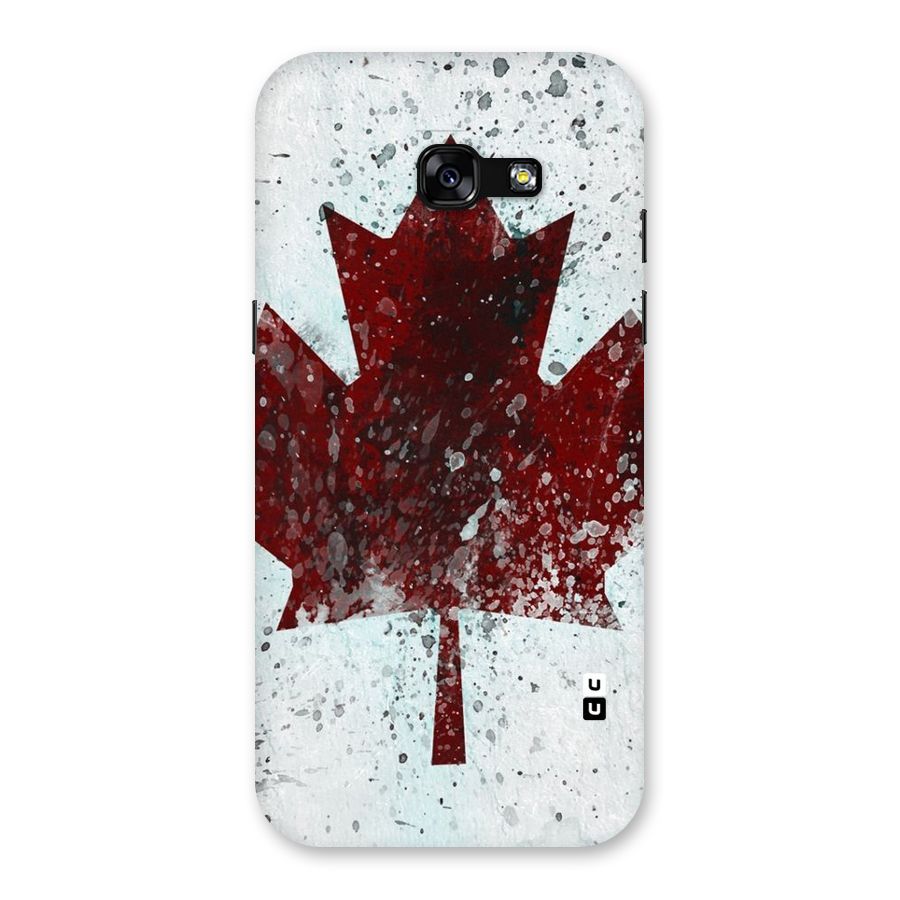 Red Maple Snow Back Case for Galaxy A5 2017