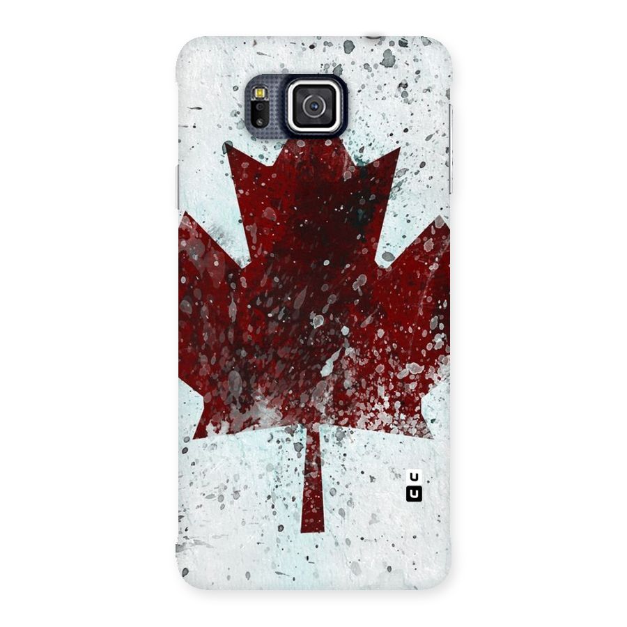 Red Maple Snow Back Case for Galaxy Alpha