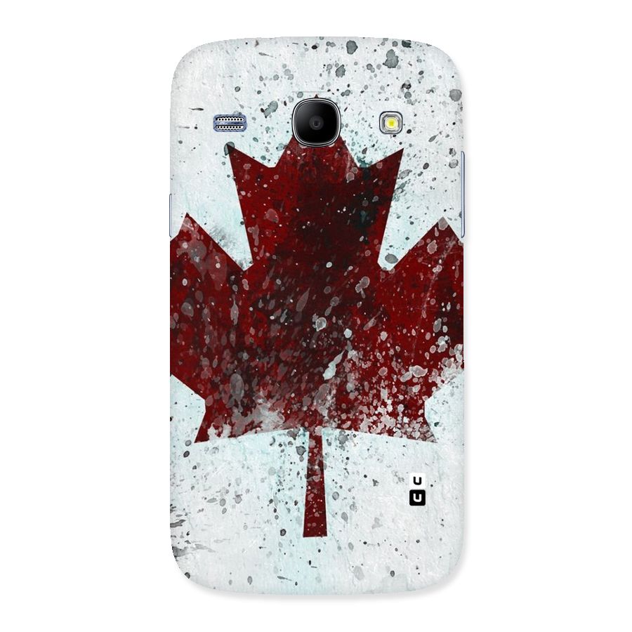 Red Maple Snow Back Case for Galaxy Core