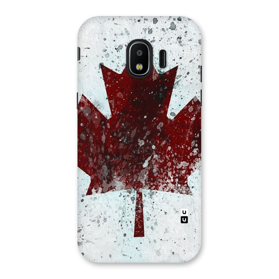 Red Maple Snow Back Case for Galaxy J2 Pro 2018