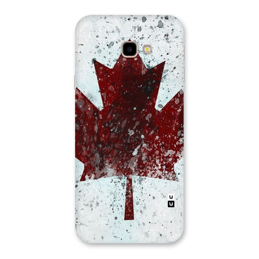 Red Maple Snow Back Case for Galaxy J4 Plus