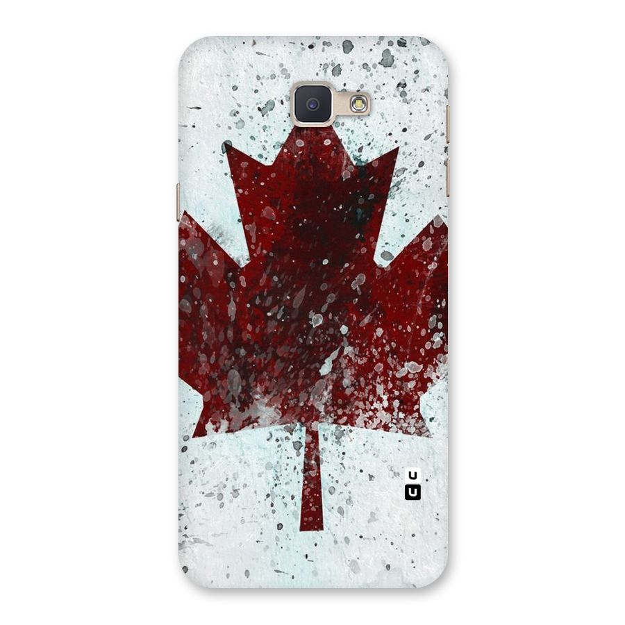 Red Maple Snow Back Case for Galaxy J5 Prime