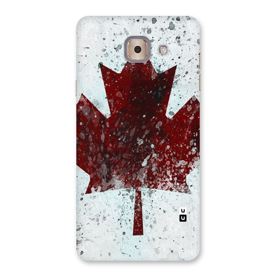Red Maple Snow Back Case for Galaxy J7 Max