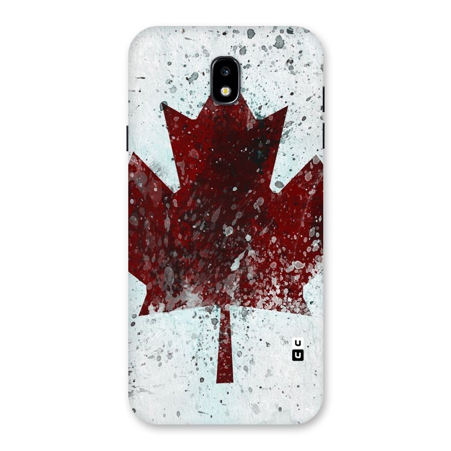 Red Maple Snow Back Case for Galaxy J7 Pro