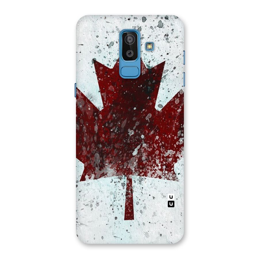 Red Maple Snow Back Case for Galaxy On8 (2018)