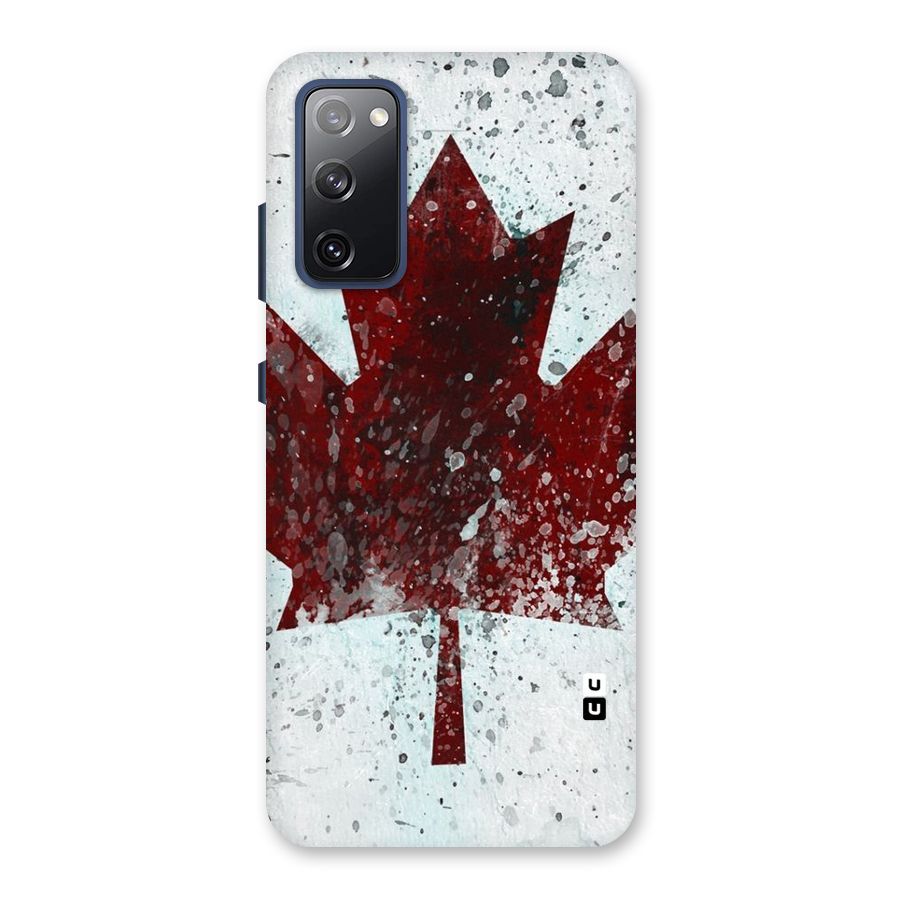 Red Maple Snow Back Case for Galaxy S20 FE