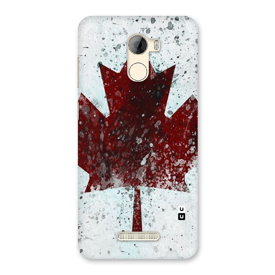 Red Maple Snow Back Case for Gionee A1 LIte