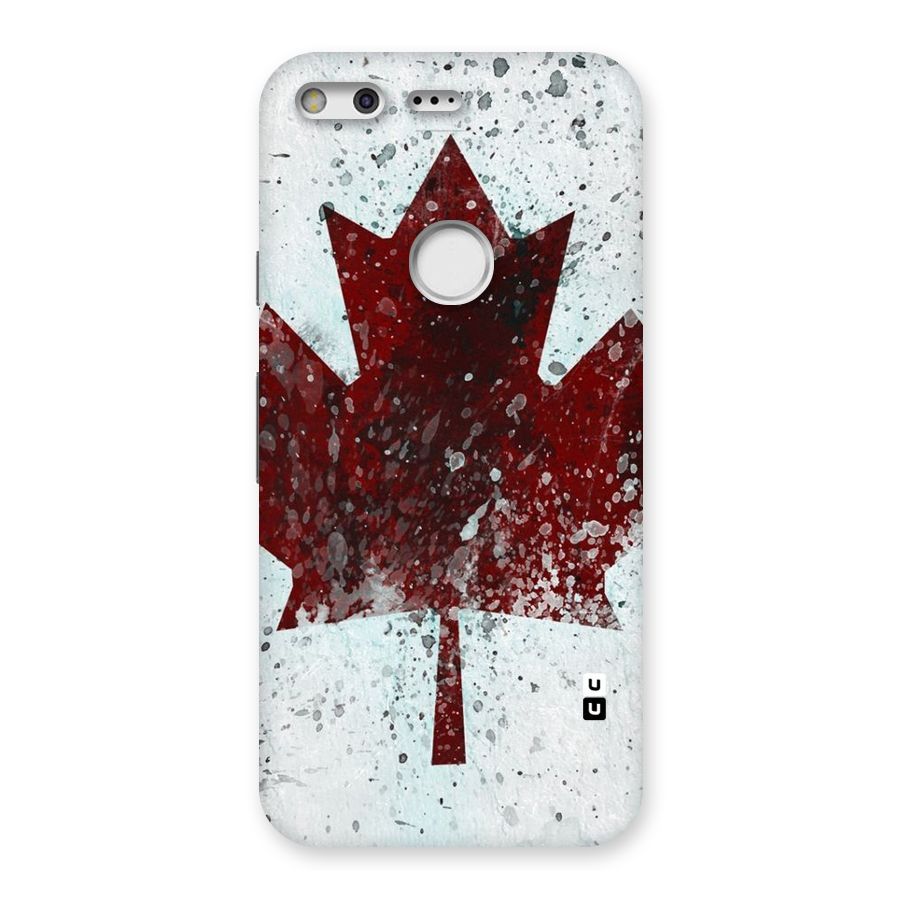 Red Maple Snow Back Case for Google Pixel XL