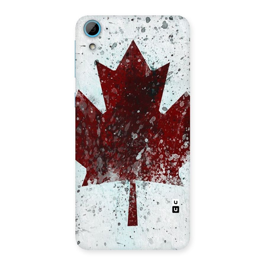 Red Maple Snow Back Case for HTC Desire 826