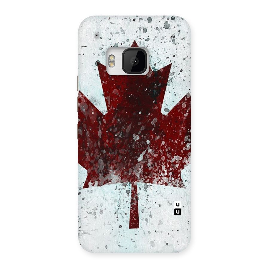 Red Maple Snow Back Case for HTC One M9