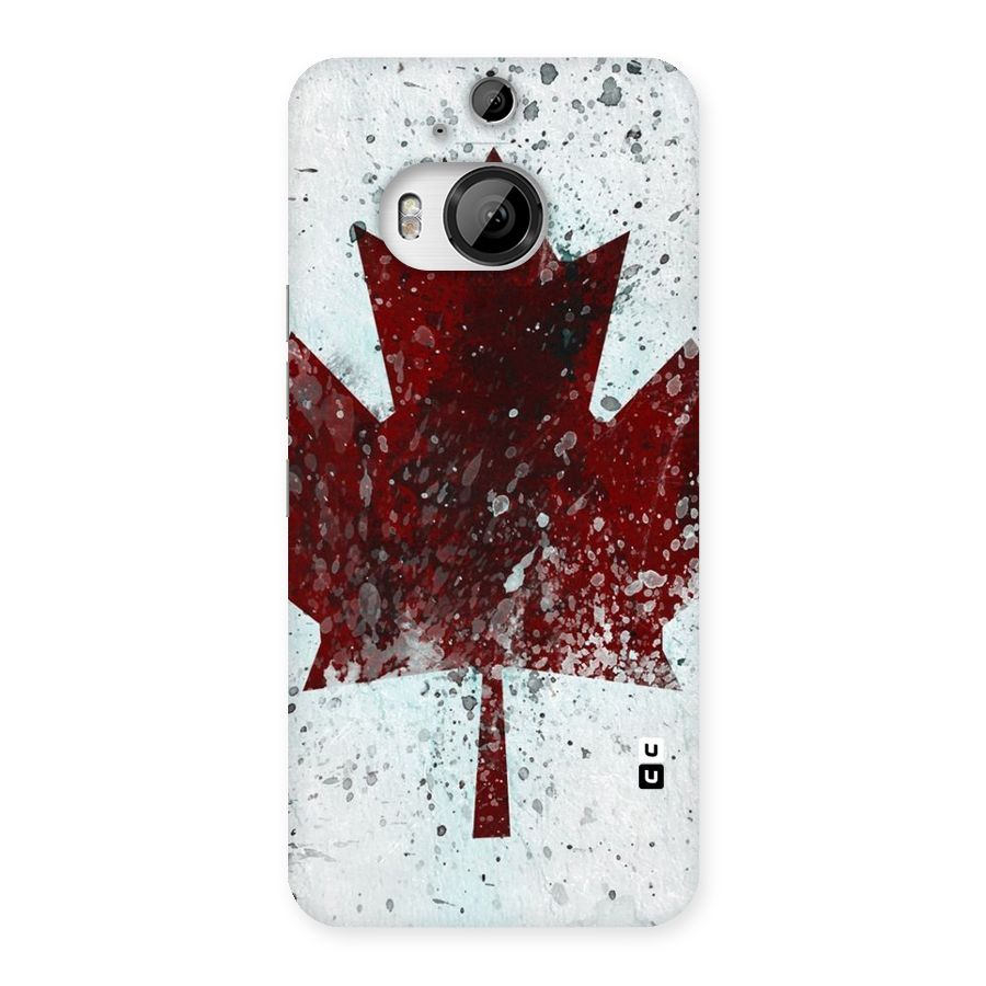 Red Maple Snow Back Case for HTC One M9 Plus