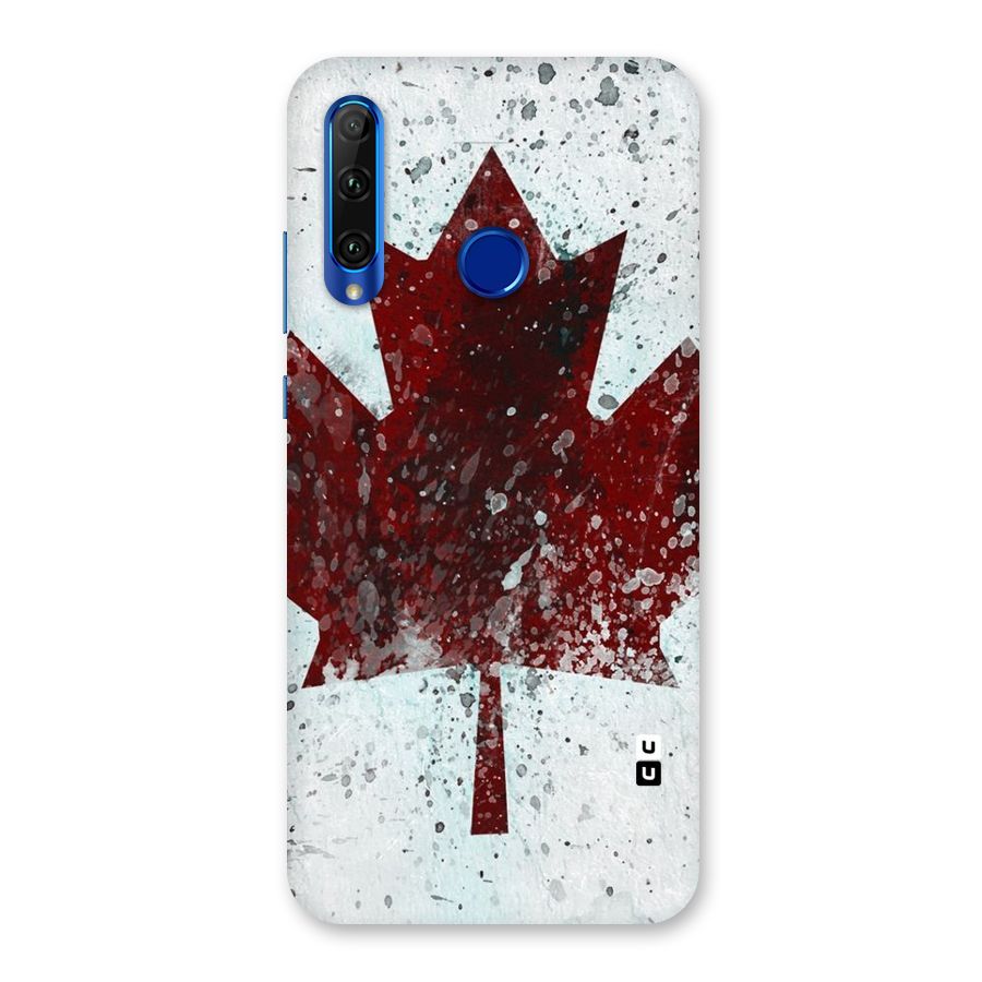 Red Maple Snow Back Case for Honor 20i