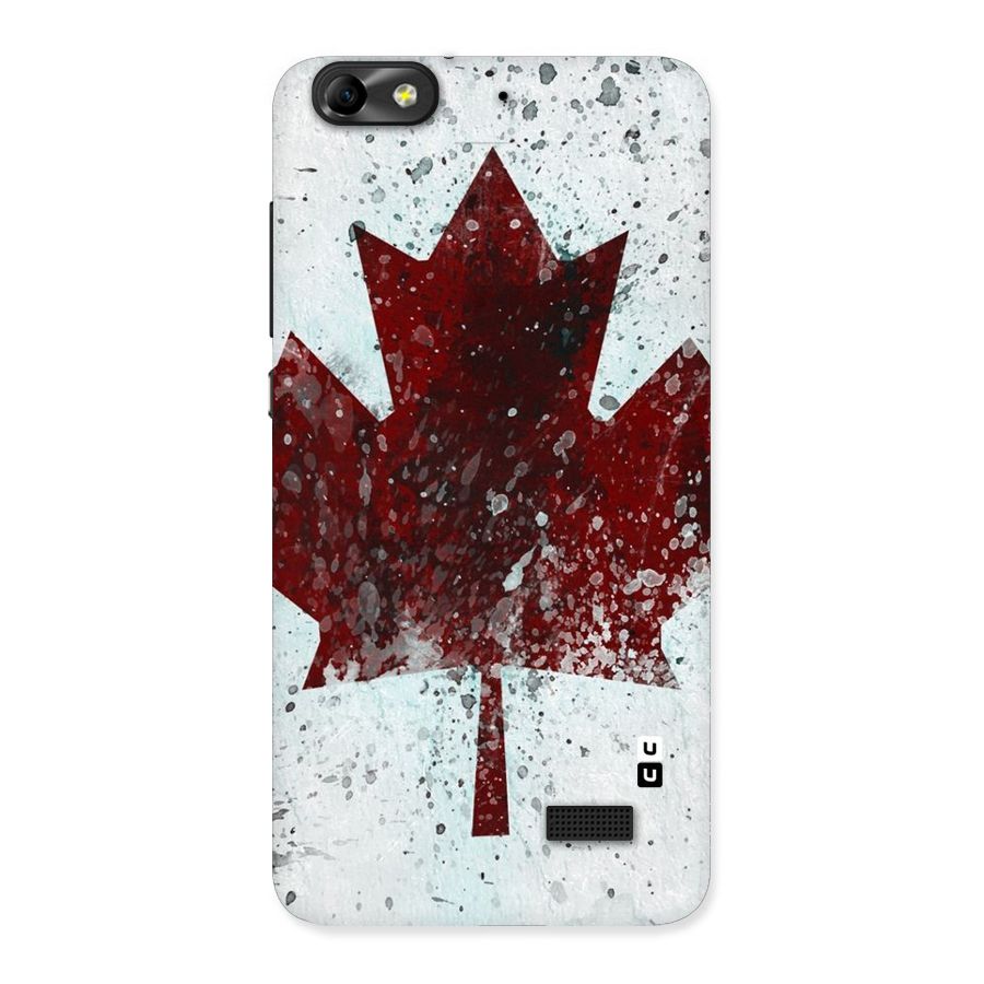 Red Maple Snow Back Case for Honor 4C