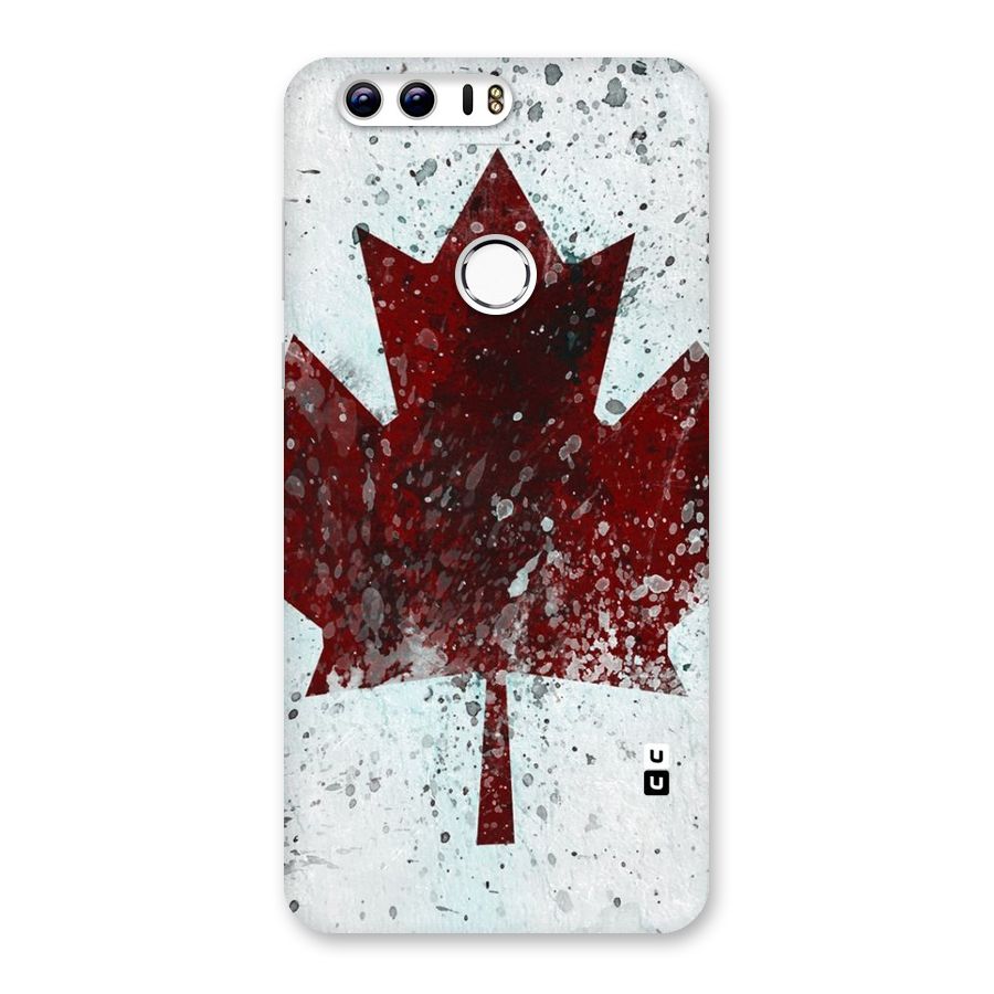 Red Maple Snow Back Case for Honor 8