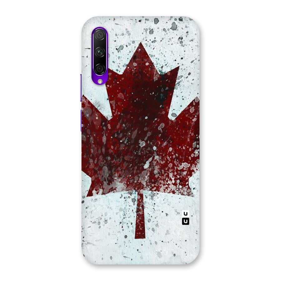 Red Maple Snow Back Case for Honor 9X Pro