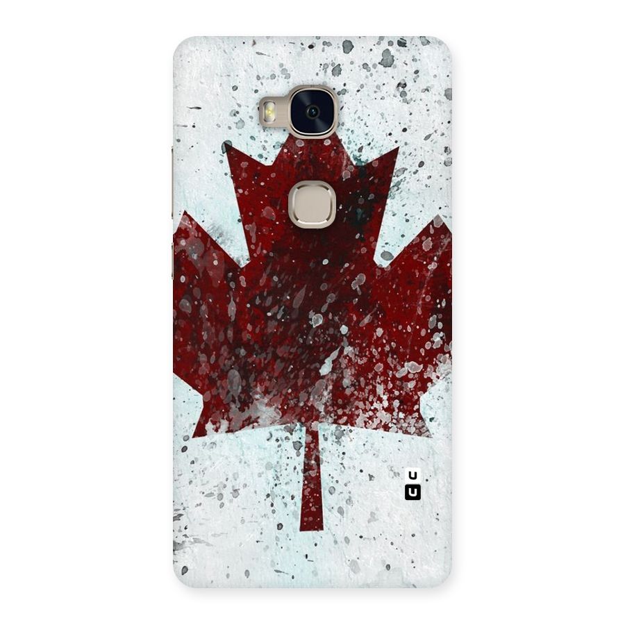 Red Maple Snow Back Case for Huawei Honor 5X