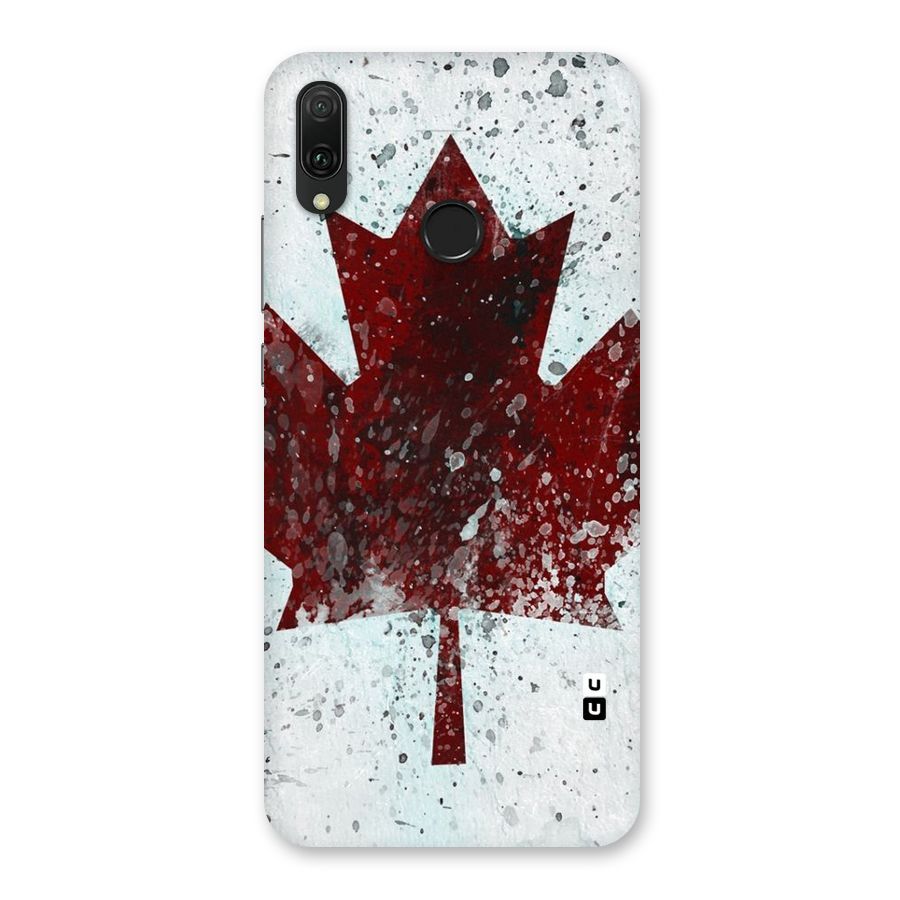 Red Maple Snow Back Case for Huawei Y9 (2019)