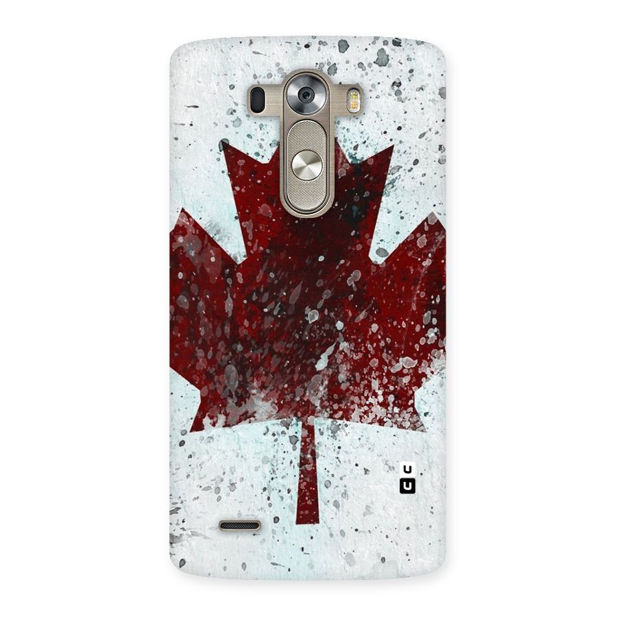 Red Maple Snow Back Case for LG G3