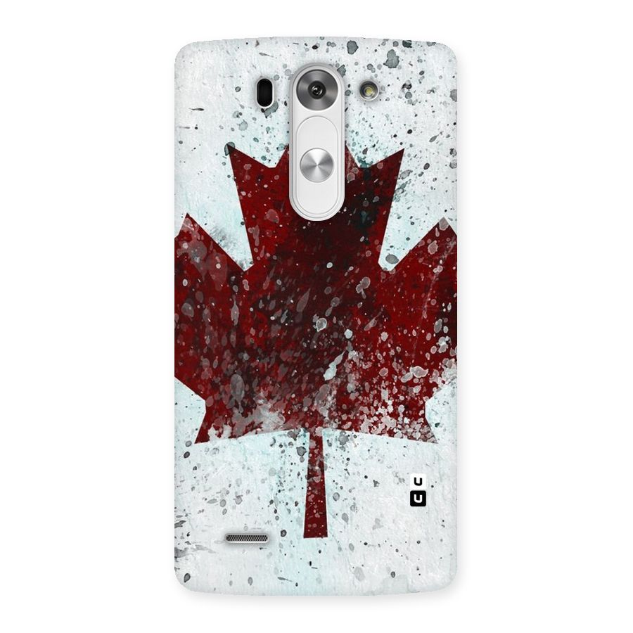 Red Maple Snow Back Case for LG G3 Mini
