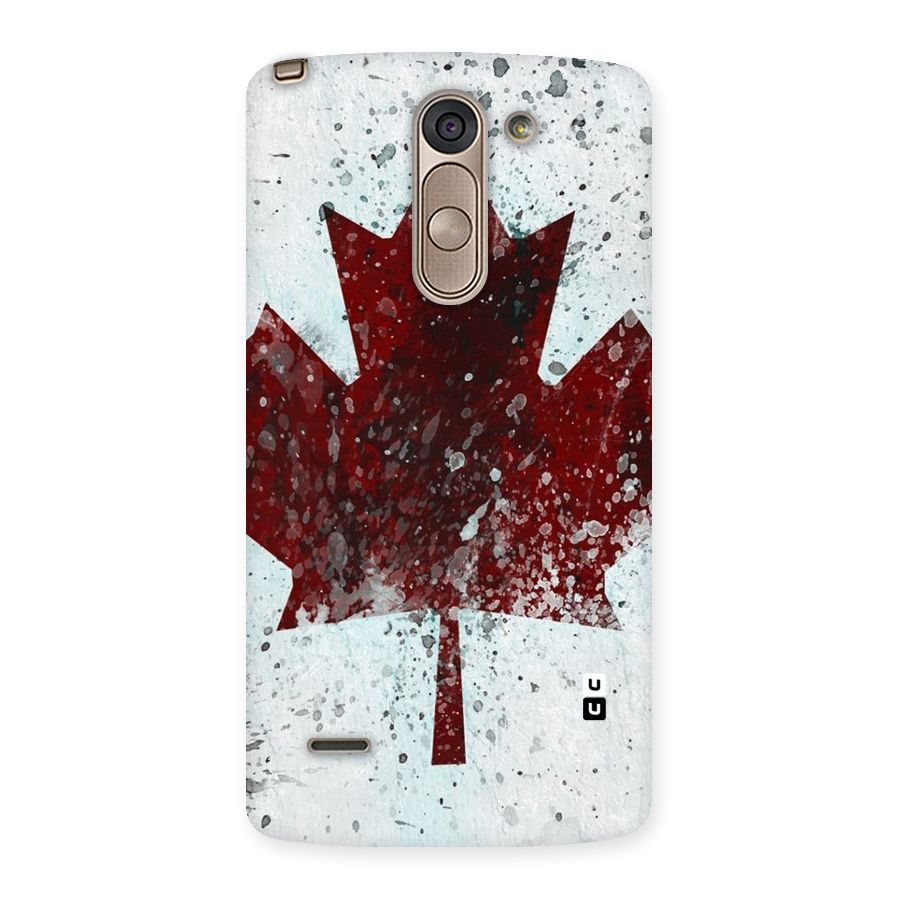 Red Maple Snow Back Case for LG G3 Stylus