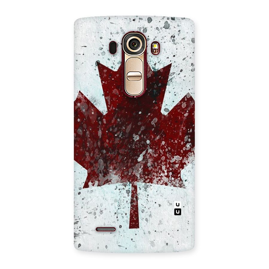 Red Maple Snow Back Case for LG G4