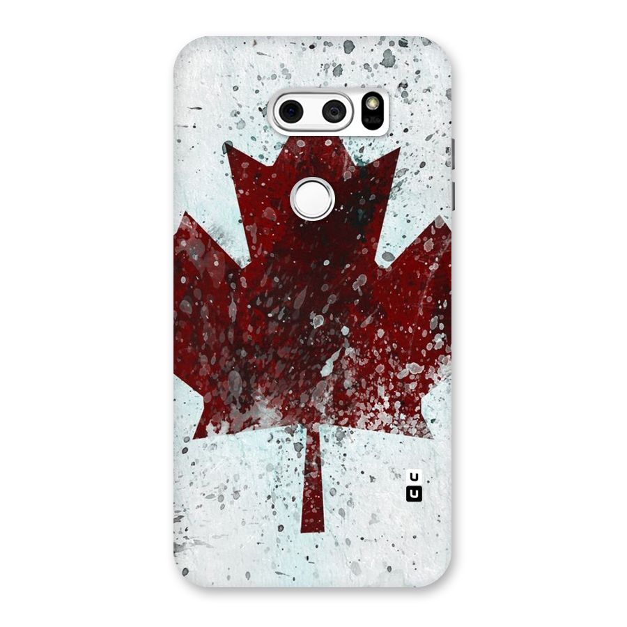 Red Maple Snow Back Case for LG V30