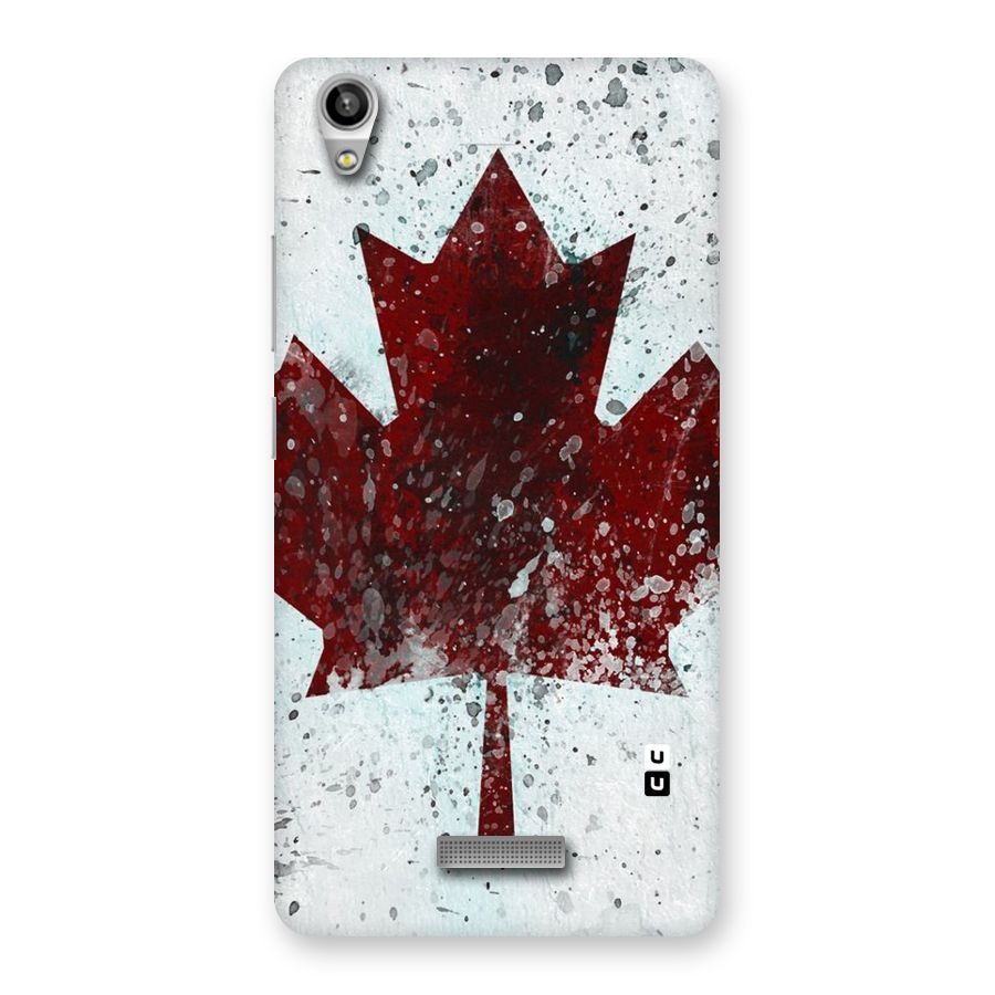 Red Maple Snow Back Case for Lava-Pixel-V1