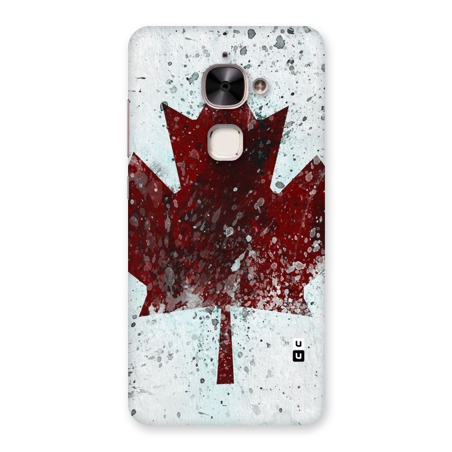 Red Maple Snow Back Case for Le 2