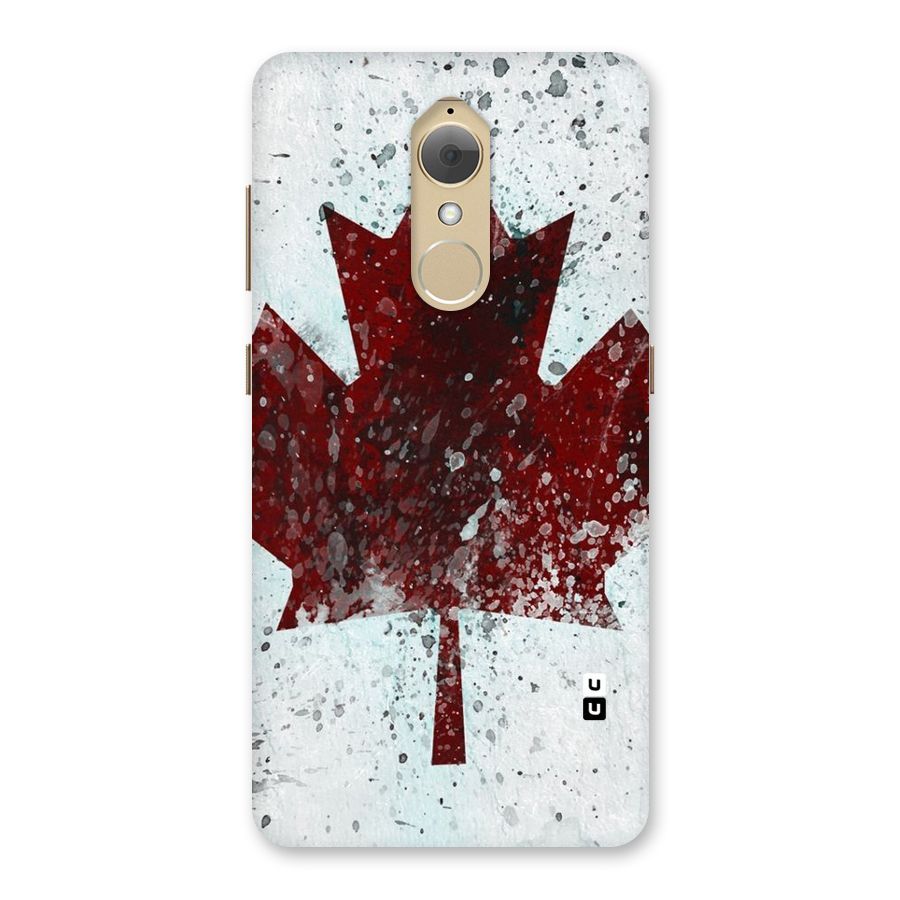 Red Maple Snow Back Case for Lenovo K8