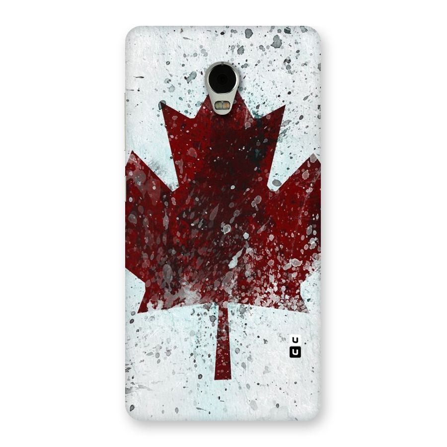 Red Maple Snow Back Case for Lenovo Vibe P1