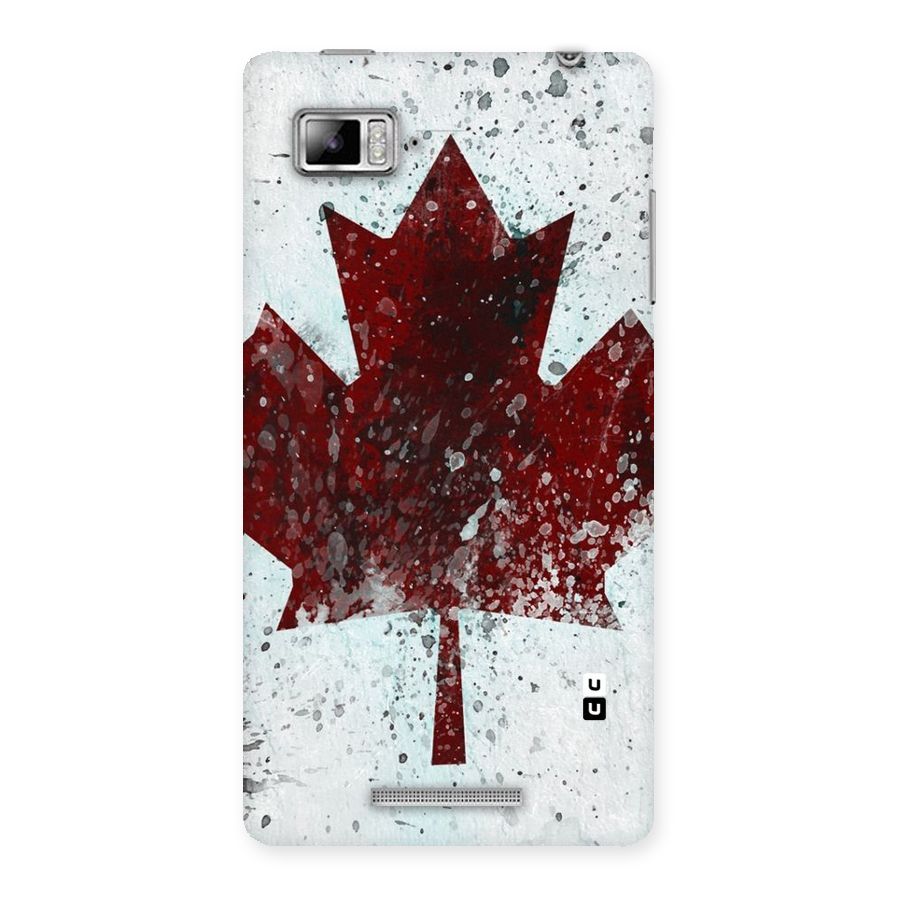 Red Maple Snow Back Case for Lenovo Vibe Z K910