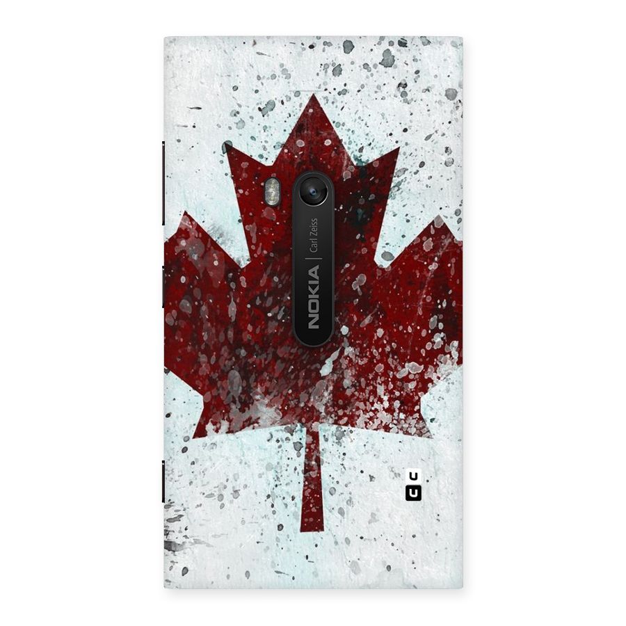 Red Maple Snow Back Case for Lumia 920