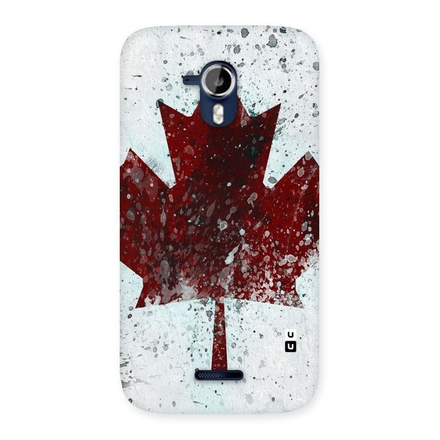 Red Maple Snow Back Case for Micromax Canvas Magnus A117