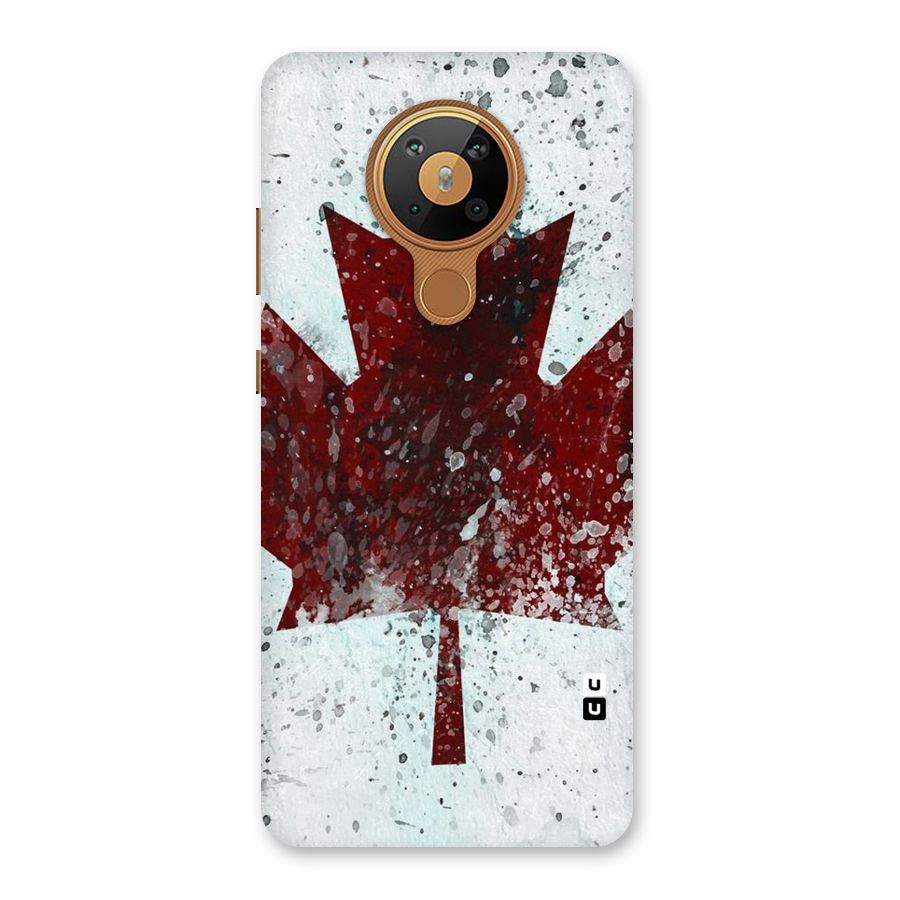 Red Maple Snow Back Case for Nokia 5.3