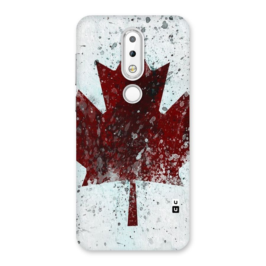 Red Maple Snow Back Case for Nokia 6.1 Plus
