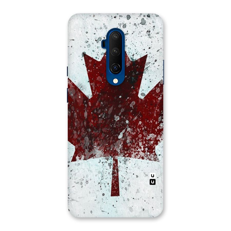 Red Maple Snow Back Case for OnePlus 7T Pro