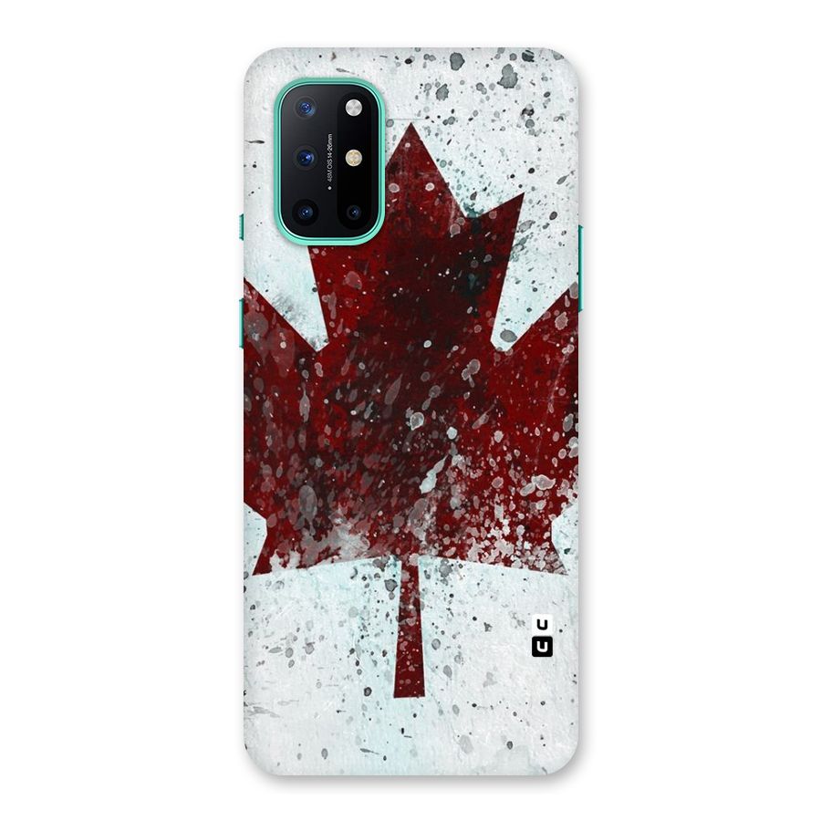 Red Maple Snow Back Case for OnePlus 8T