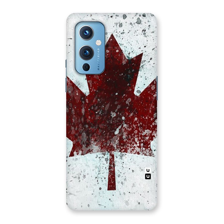 Red Maple Snow Back Case for OnePlus 9
