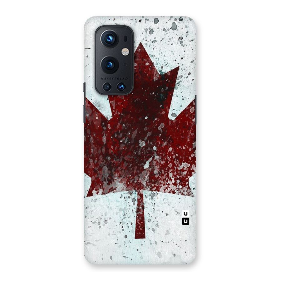 Red Maple Snow Back Case for OnePlus 9 Pro