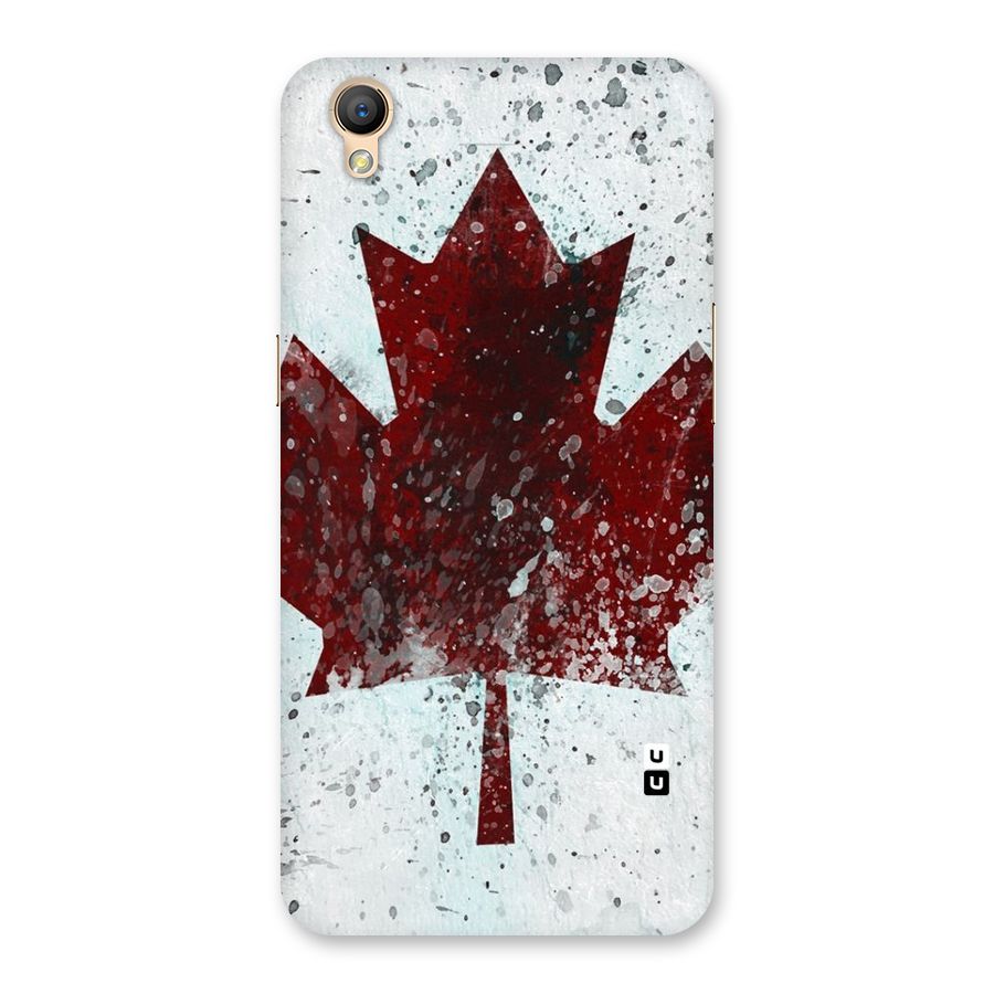 Red Maple Snow Back Case for Oppo A37